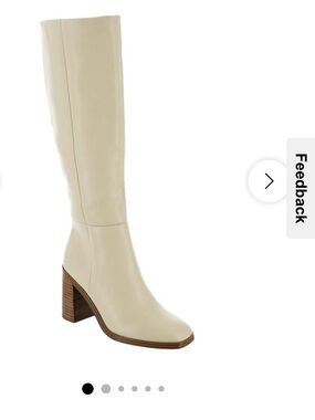 DV by Dolce Vita Flapper White Boot Size 7